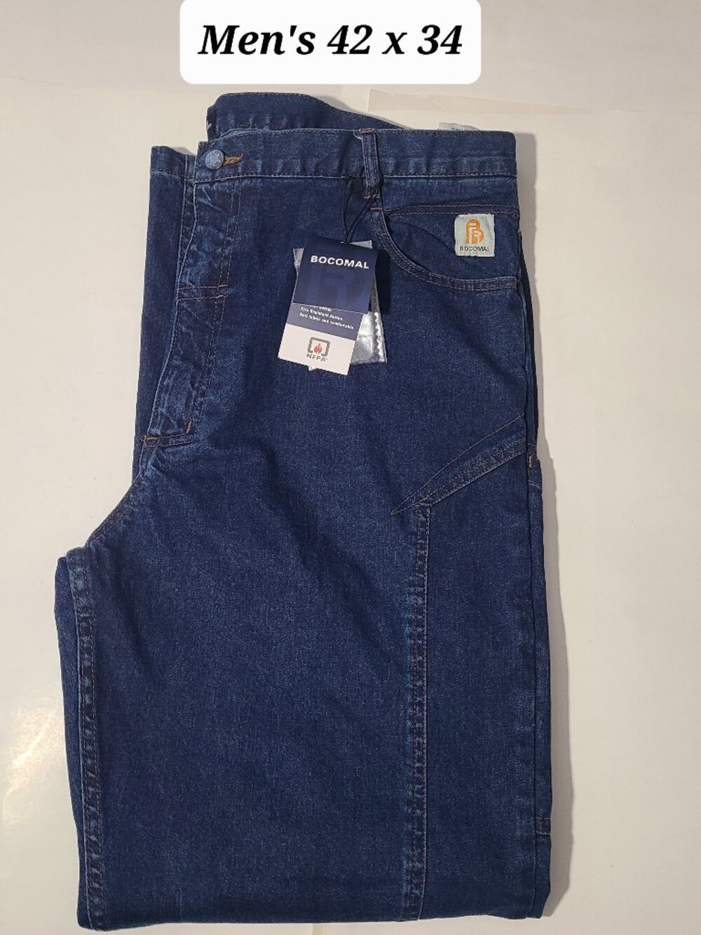 Bocomal FR CAT 2 Workwear Men's Jeans Size 42 x 34 NWT